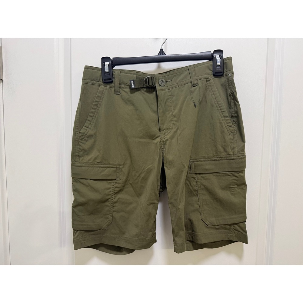 REI Co-op Sahara Cargo Shorts Olive Green Relaxed Fit Hiking Women Size 4